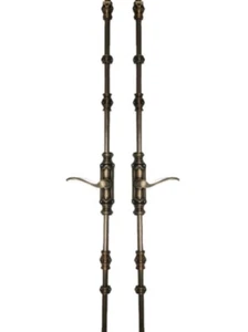 2 lever 110" inch long CREMONE sets hand made solid brass espagnolette heavy - Picture 1 of 14