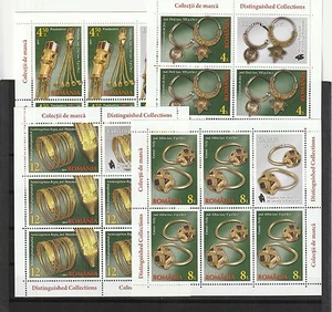 ROMANIA STAMPS 2017 Jewels Jewellery collection Snake gold MNH POST sheets - Picture 1 of 1
