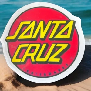 🔥HUGE Santa Cruz Dot Skateboard Vinyl Sticker 6" Surf City Beach CA ~ PLZ READ! - Picture 1 of 4