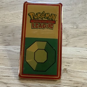 Blue Diamond Pokemon League Trading Card Pin Badge Authentic. - Picture 1 of 7