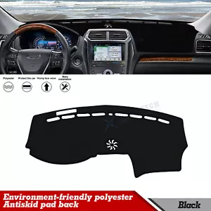 Car Dashboard Dash Mat Non-Slip Sun Cover Pad Custom Fit Ford Explorer 2011-2019 - Picture 1 of 12