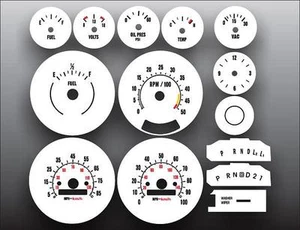 White Face Gauges for 1973-1979 Chevrolet Truck - Picture 1 of 4