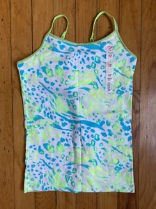 New SO Girls Size 12 Animal Print Tank Top w/ Adj Strap & Shelf Bra NWT - Picture 1 of 1