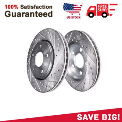 Rotores de freno delanteros perforados para BMW 525i 525xi 528i 528xi 530i 530xi 535i xDrive Foto 1 de 4