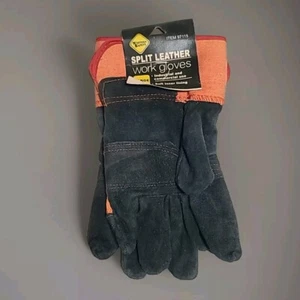 Western Safety Spaltleder Arbeit Garage Handschuhe Größe Large Artikel #97115 - NEU! - Bild 1 von 3