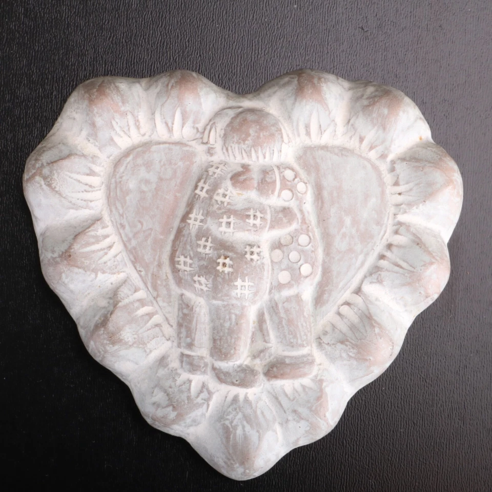 Pisapapeles Piedra Isabel Bloom Corazón Niños Abrazando Escultura 1998 Firmado Foto 1 de 4