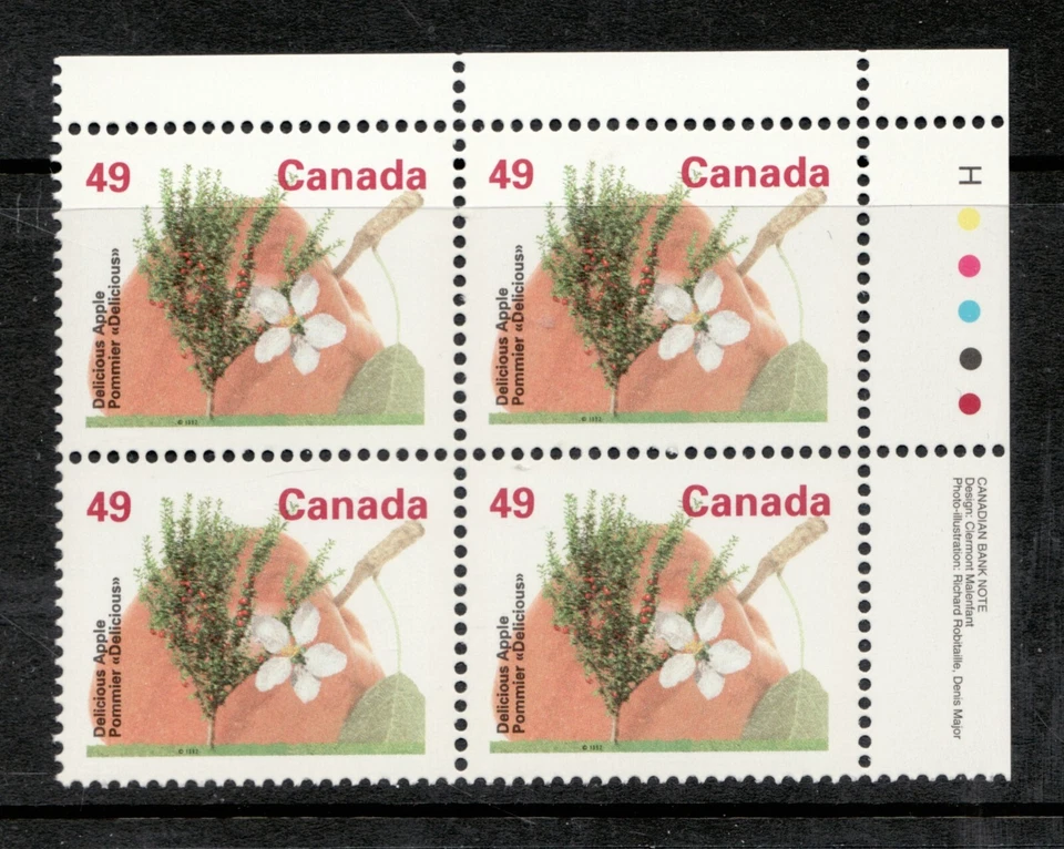 1994 - #1364i UR Pl. Harrison Block - Canada Fruit Tree Definitive - cv$12.50 - Image 1 of 1