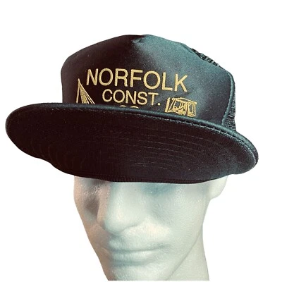 Northfolk NE Construction Hat Cap Hip Farm Mesh Trucker Vintage Bulldoz Vintage - Image 1 of 4