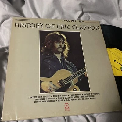 History of Eric Clapton (2x LP Vinyl Records) VG+/VG | 1972, Atco SD-2-803 - Image 1 of 4