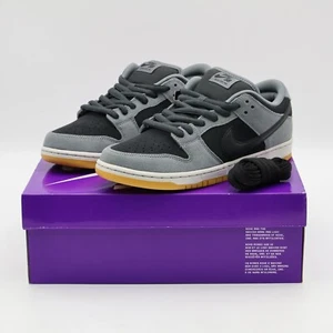HF3063-001 Nike SB Dunk Low Pro Black and Smoke Grey (Men's) - Picture 1 of 10