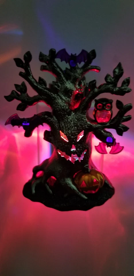 NUEVO Bath and Body Works Flor de Pared Iluminada - Árbol Monstruo Halloween 2022 Foto 1 de 4