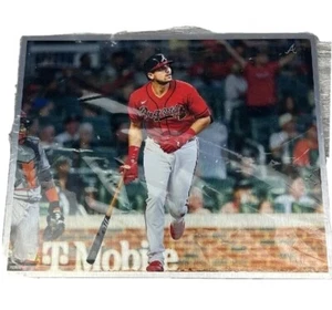 Austin Riley metal 8x10 Atlanta Braves A List 2022 Play Day NEW - Picture 1 of 3