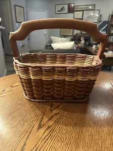 Vintage Foxcreek Divided Picnic Basket - Picture 1 of 24