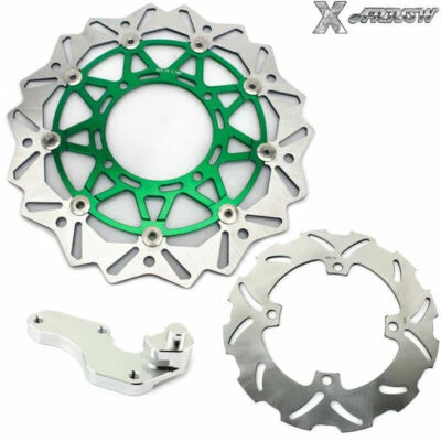 Soporte de rotor de disco de freno de gran tamaño para Kawasaki KX450F KX250F KLX450R KX125 KX250 Foto 1 de 4