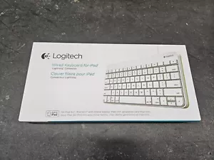 Logitech 920-006341 Wired Keyboard With Lightning Connector for iPad NEW - Picture 1 of 4