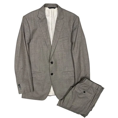 Banana Republic Suit Vitale Barberis Canonico 120s Flannel Wool 2pc 38R 32x31 - Image 1 of 4