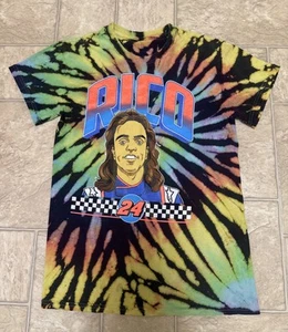 Rico Abreu Racing #24 Lucas Unisex Size Small Black Double Side T-Shirt Tie Dye - Picture 1 of 22