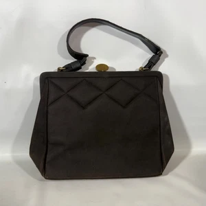 Vtg Mam'selle Original New York Purse Handbag Black Opera Bag Clutch Carry - Picture 1 of 13