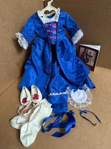 AMERICAN GIRL Felicity's Christmas Gown + Shoes/Socken/Garters Set 1996 komplett - Bild 1 von 16