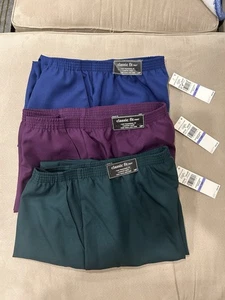 3er Set Alfred Dunner Damen 18P Pull-On Gummibund Hosen lila grün blau - Bild 1 von 22