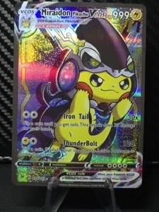Pikachu Miraidon Poncho Cosplay Pokemon Cute Doujin ACG HOLO Card - Near Mint C. - Picture 1 of 2
