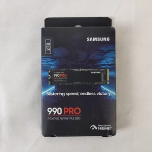 Samsung - 990 PRO 2TB Internal SSD PCle Gen 4x4 NVMe M.2 SSD - Picture 1 of 5