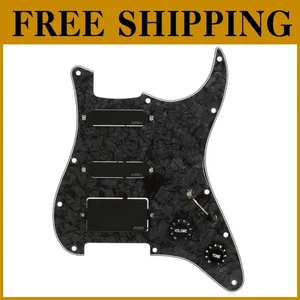Steve Lukather Guitar Pickguard Set, Black - Picture 1 of 3