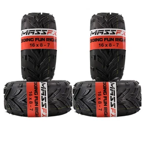 MASSFX SPORT ATV 16X8-7 KNOBBY 4-PLY TIRES P322 HONDA TRX70 (4 PACK) - Picture 1 of 9