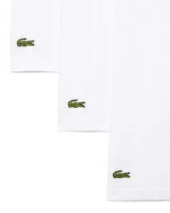 Pack triple camisetas de salón blancas Lacoste - Imagen 1 de 2