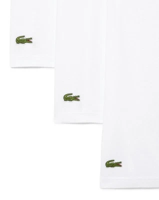 Lacoste Triple Pack Lounge Tees White - Image 1 of 2