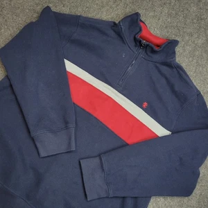 Izod Sweatshirt Herren 2XL dunkelblau Half Zip Up Pullover Preppy Nerd Old Money - Bild 1 von 9