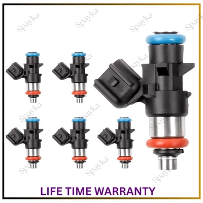 Inyectores de combustible BOSCH x6 para Jeep Grand Cherokee 2011-2019 3,6 L V6 0280158233 OEM Foto 1 de 4