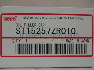 Tapa de llenado de aceite original Subaru IMPREZA LEGACY BRZ WRX STI ST15257ZR010 F/S Foto 1 de 4