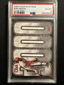 Bob Gibson Club 3000 Fleer Mystique 2000 - Picture 1 of 2
