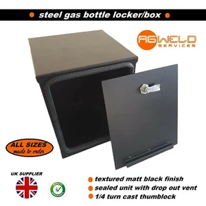 CAMPERVAN GAS BOTTLE BOX SAFETY LOCKER FOR CAMPINGAZ 904 BOTTLES VW T4 T5 T6 - Picture 1 of 10