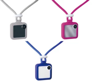 Schlüsselband Pack für Snap Cam iON Silikon Umhängeband Zubehör in Grau/Pink/Blau - Bild 1 von 3