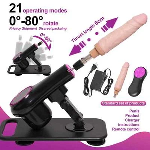 Automatic Sex Machine Thrusting Dildo Electric Sex Toys Male Women Masturbation - Picture 1 of 23