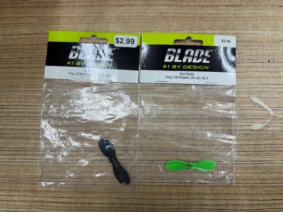 Blade nQ X Prop Set CCW Black (2) And CW Green (2) BLH7621 And BLH7620G - Image 1 of 3