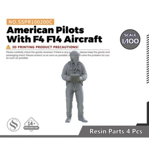 SSMODEL SSPR100200C 1/100 Modern American Pilots FOR F4 F14 Aircraft - Picture 1 of 3