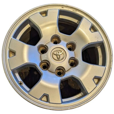 Llanta original Toyota 2005-2015 16 pulgadas 5 radios 16x7 tapa central Sequoia 05-07 Foto 1 de 4