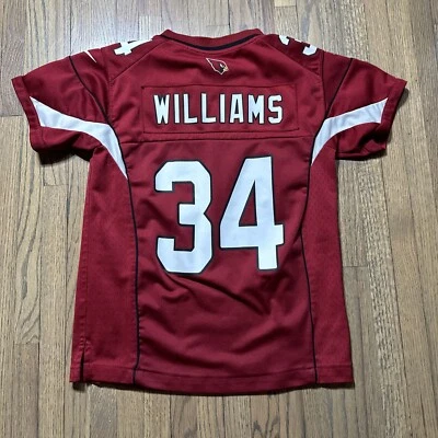 Camiseta Nike On Field NFL Juvenil Talla Pequeña Williams #34 Arizona Cardinals Fútbol Foto 1 de 4