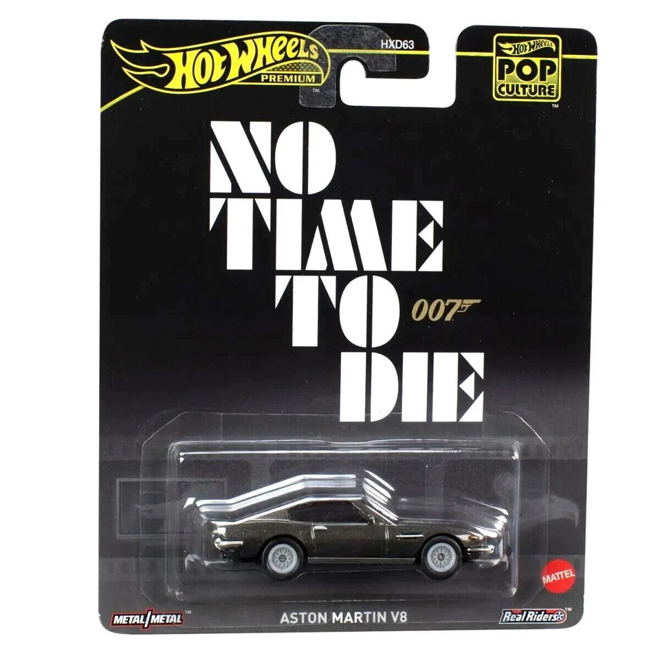 1:64 Hot Wheels Premium 2024 Pop Culture Aston Martin V8 James Bond Not Time To - Immagine 1 di 1