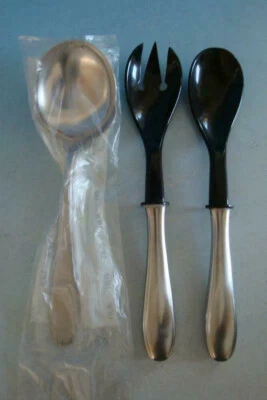 HK19-198: WMF Modell 2400 Art Deco Salatbesteck und Kartoffellöffel Cromargan - Bild 1 von 3