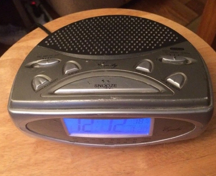 LOUD ALARM CLOCK Radio Equity Digital AM/FM w/ Auto Dimmer Snooze Battery Backup - Image 1 of 3