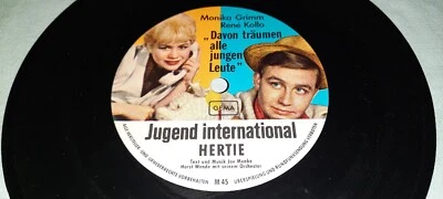 Hertie Jugend international Monika Grimm Rene Kollo Flexi Single Schallfolie  - Bild 1 von 3