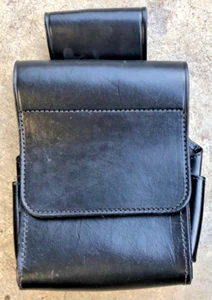 Hellweg Made in Australia Leather Belt Pouch No. 595 Radio Police Security VGC - Imagen 1 de 4
