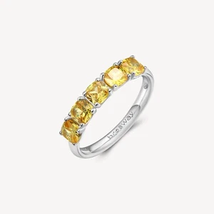 BROSWAY FANCY ANELLO DA DONNA IN ARGENTO 925 E ZIRCONI FEY14C ENERGY YELLOW N.14 - Foto 1 di 4