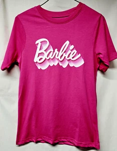 Barbie T-Shirt New Girls Pink Youth Size  L  - Picture 1 of 10