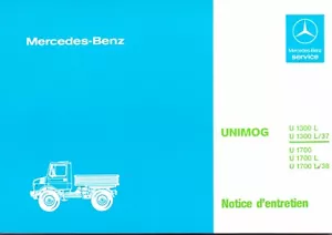 Mercedes-Benz Unimog 435 U1300L U1700L Wartungsanleitung in Französisch - NEU - Bild 1 von 1