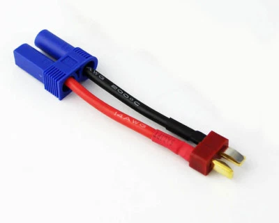 ✅ EC5 Buchse auf T-Plug Stecker Adapterkabel Lipo Adapter Goldstecker Akku Deans